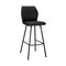 Armen Living Tandy Black Faux Leather and Black Metal 26" Counter Stool LCTNBABLBL26 - alternate 1